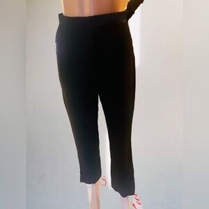 Black Ankle-Length Women's Pants